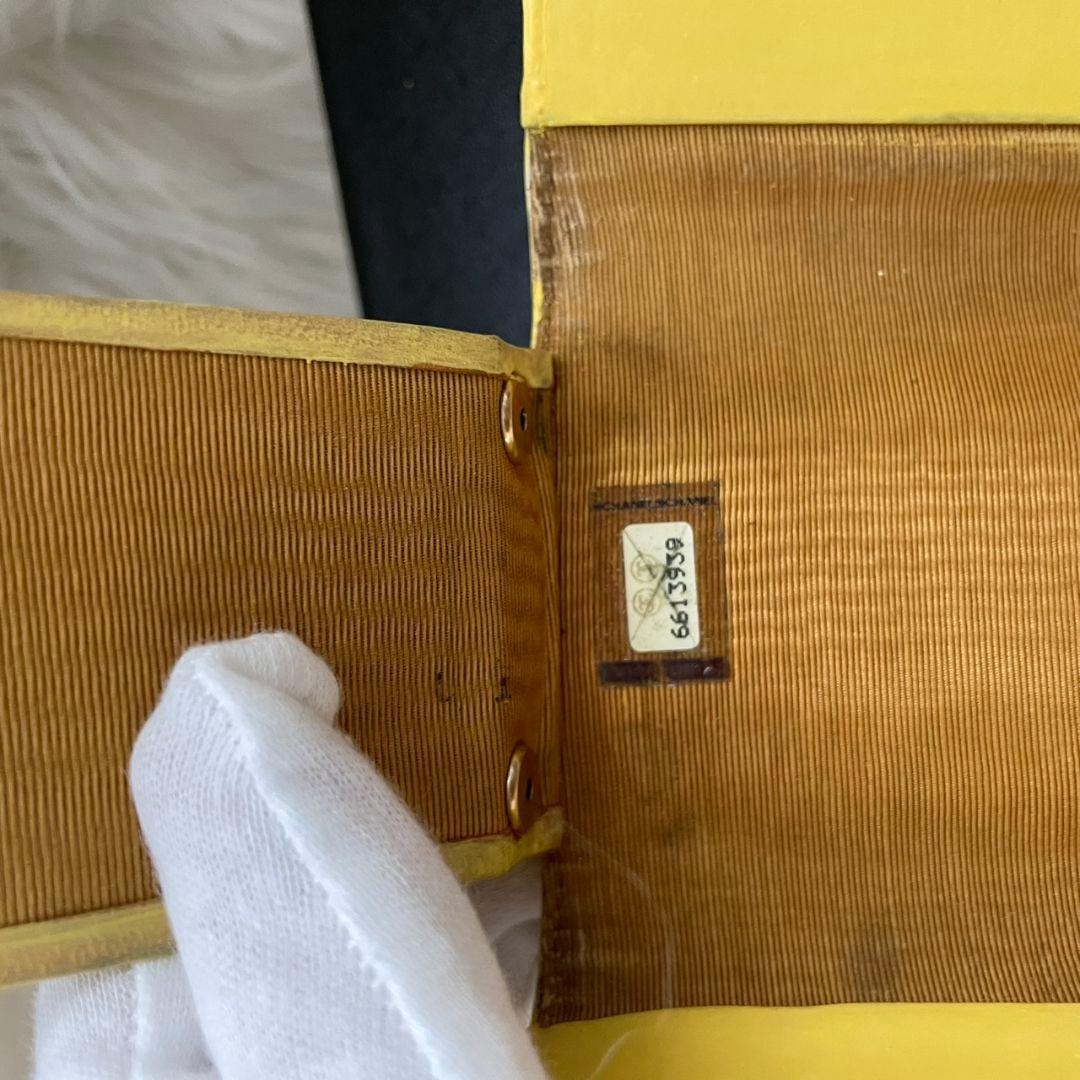 金運 シャネル CHANEL カードケース キーケース イエロー ココマーク