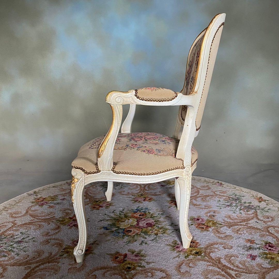 【プチポワン】チェア　アンティーク調　椅子　家具　インテリア