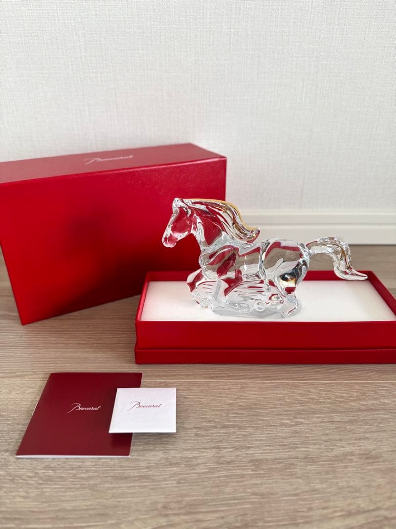 d*u様 【新品】バカラ BACCARAT 千支 馬 ゴールド 2817494
