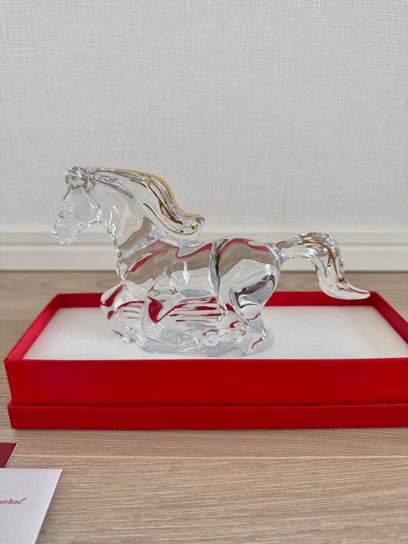 d*u様 【新品】バカラ BACCARAT 千支 馬 ゴールド 2817494
