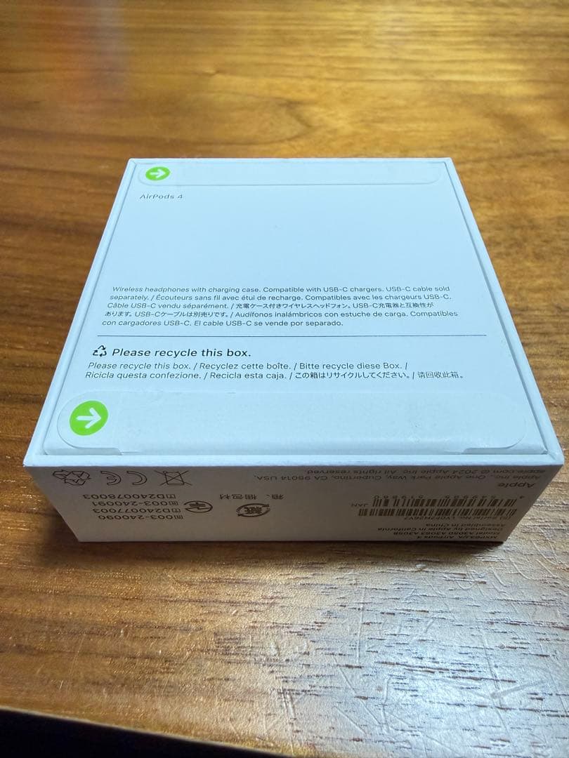 Apple AirPods 4 本体 【新品•未開封】