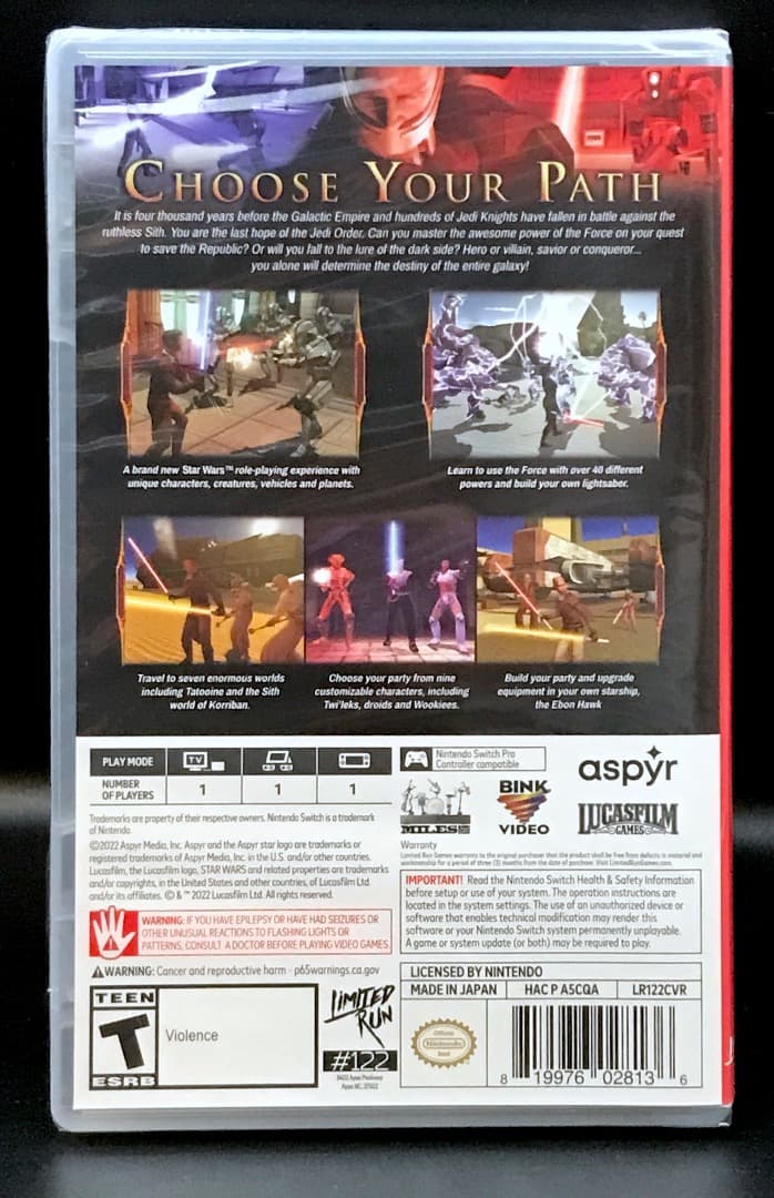 Star Wars Knights of the Old Republic 新品