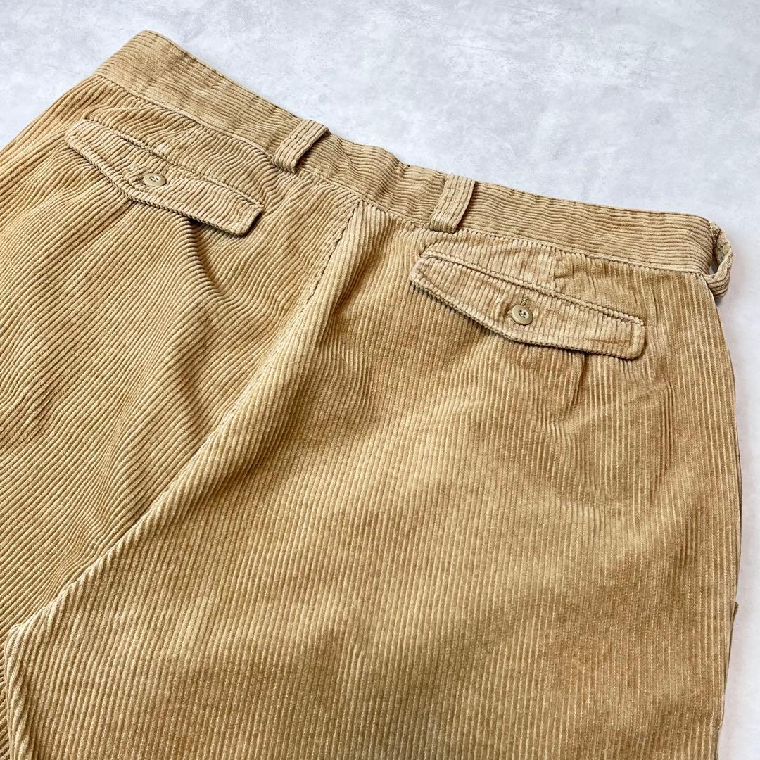 WAIPER M-52 コーデュロイ パンツ 2タック ベージュ 36