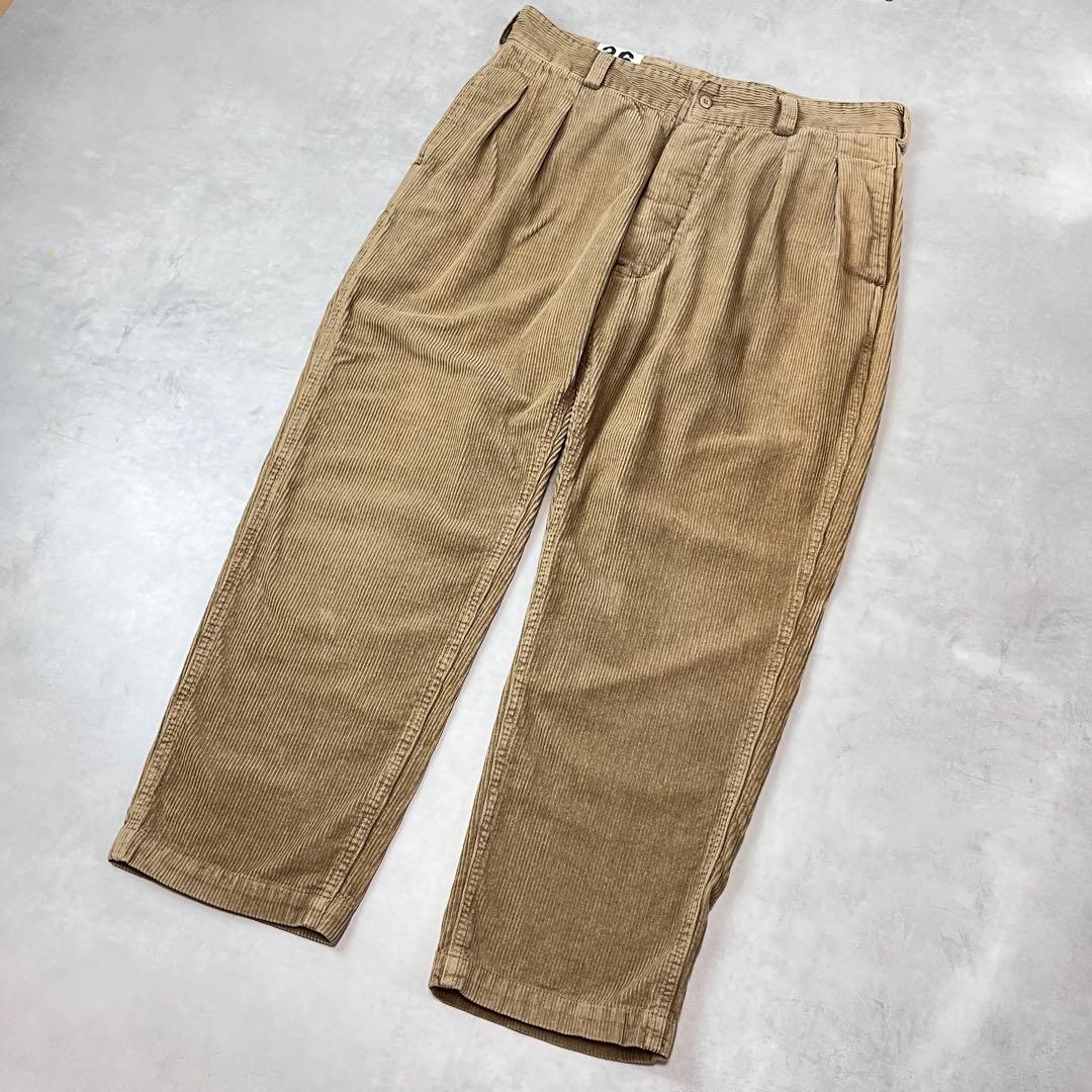 WAIPER M-52 コーデュロイ パンツ 2タック ベージュ 36