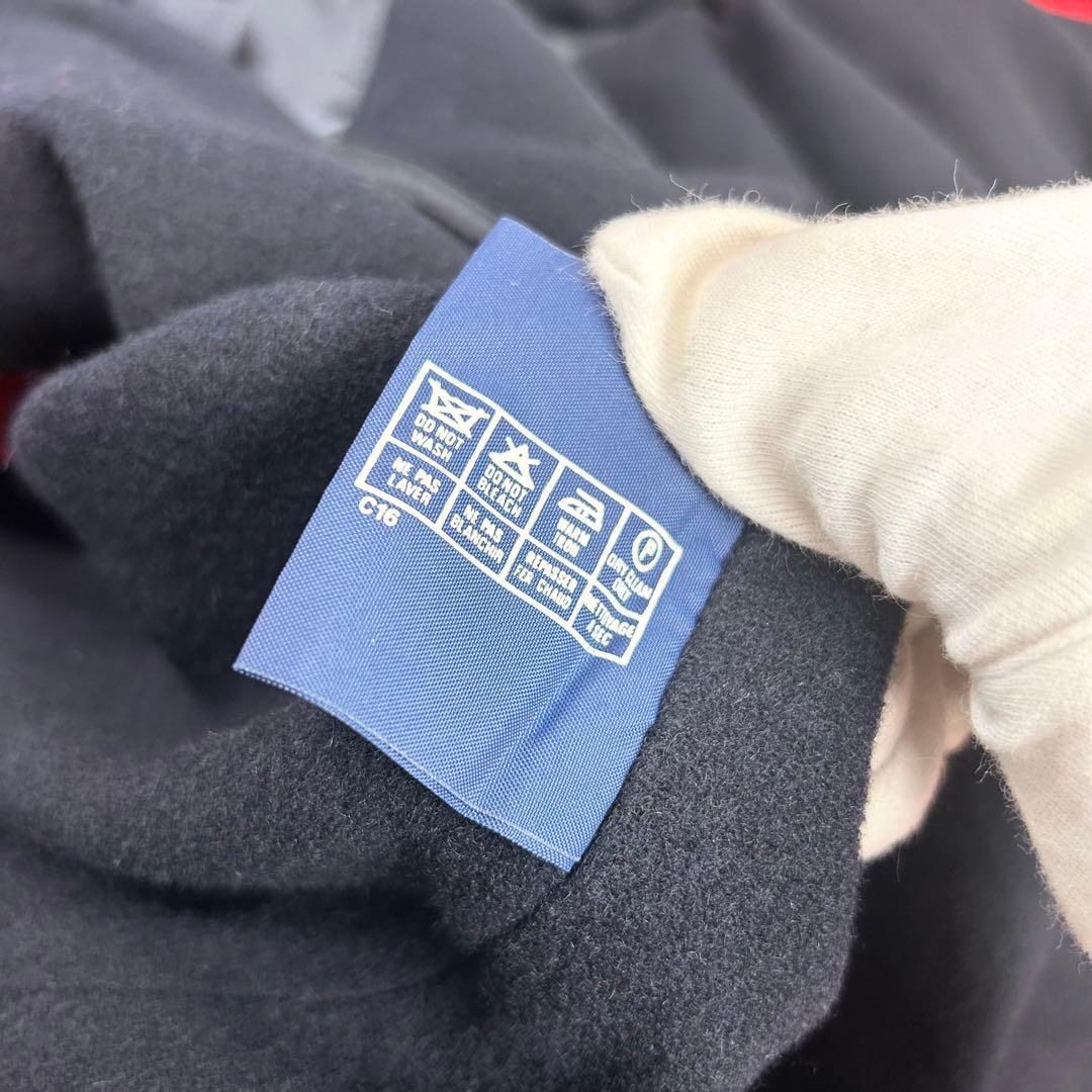 美品 バーバリー マキシ丈 ダブル トレンチコート ライナー ベルト 赤 L