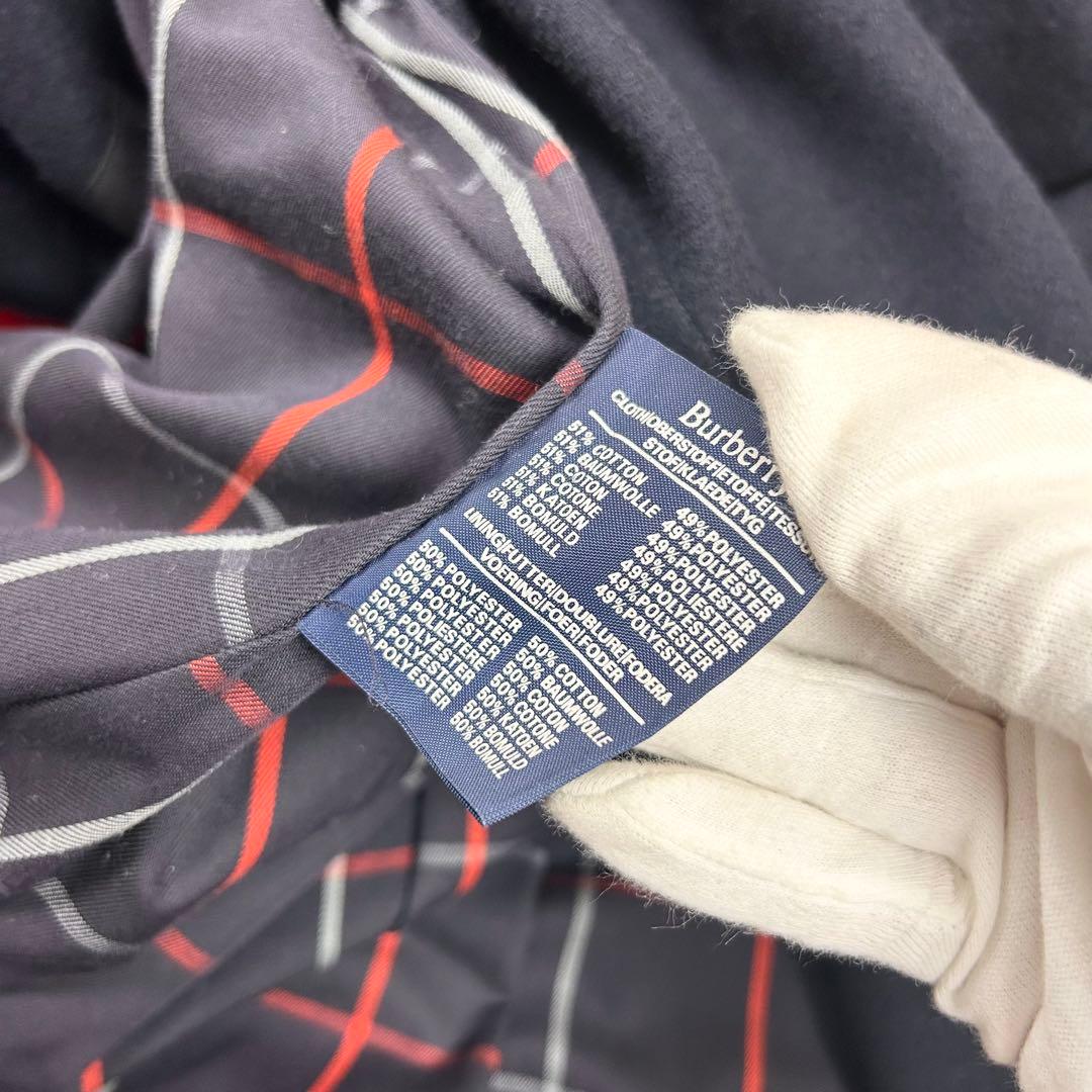 美品 バーバリー マキシ丈 ダブル トレンチコート ライナー ベルト 赤 L