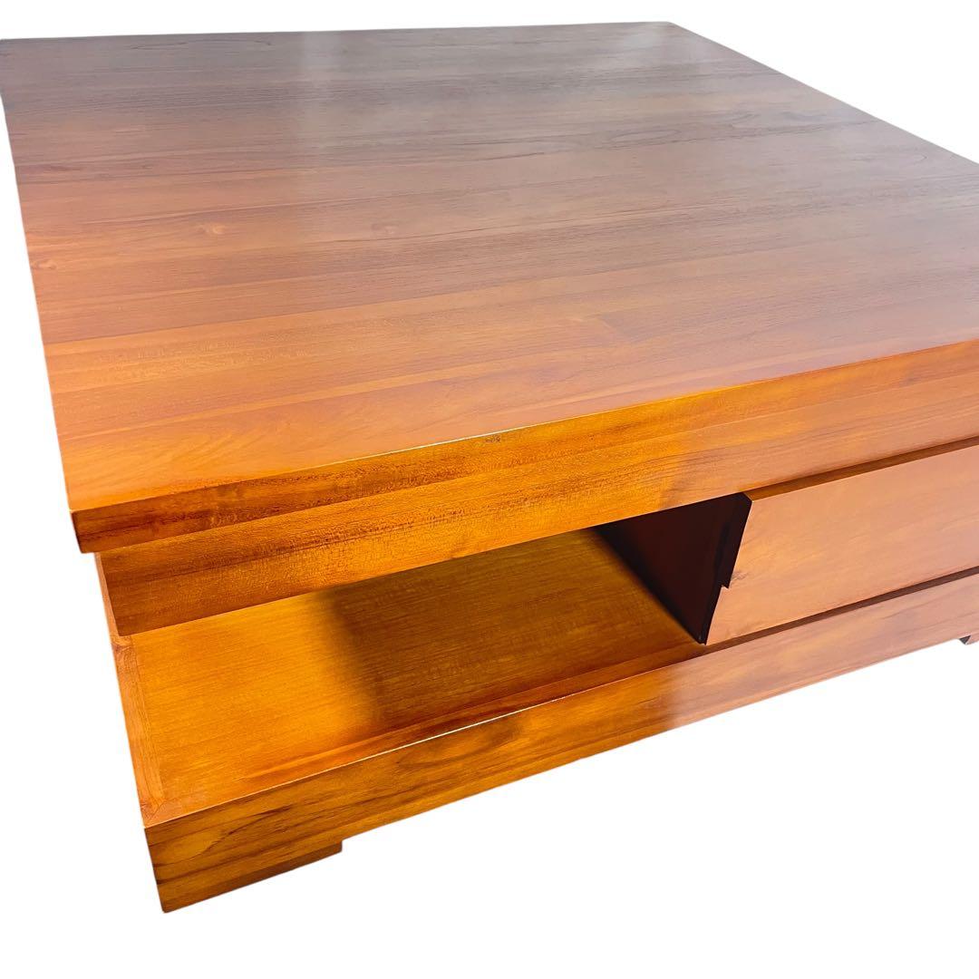 HR425 【希少デザイン】スキャンティーク　SCANTEAK 　ローテーブル