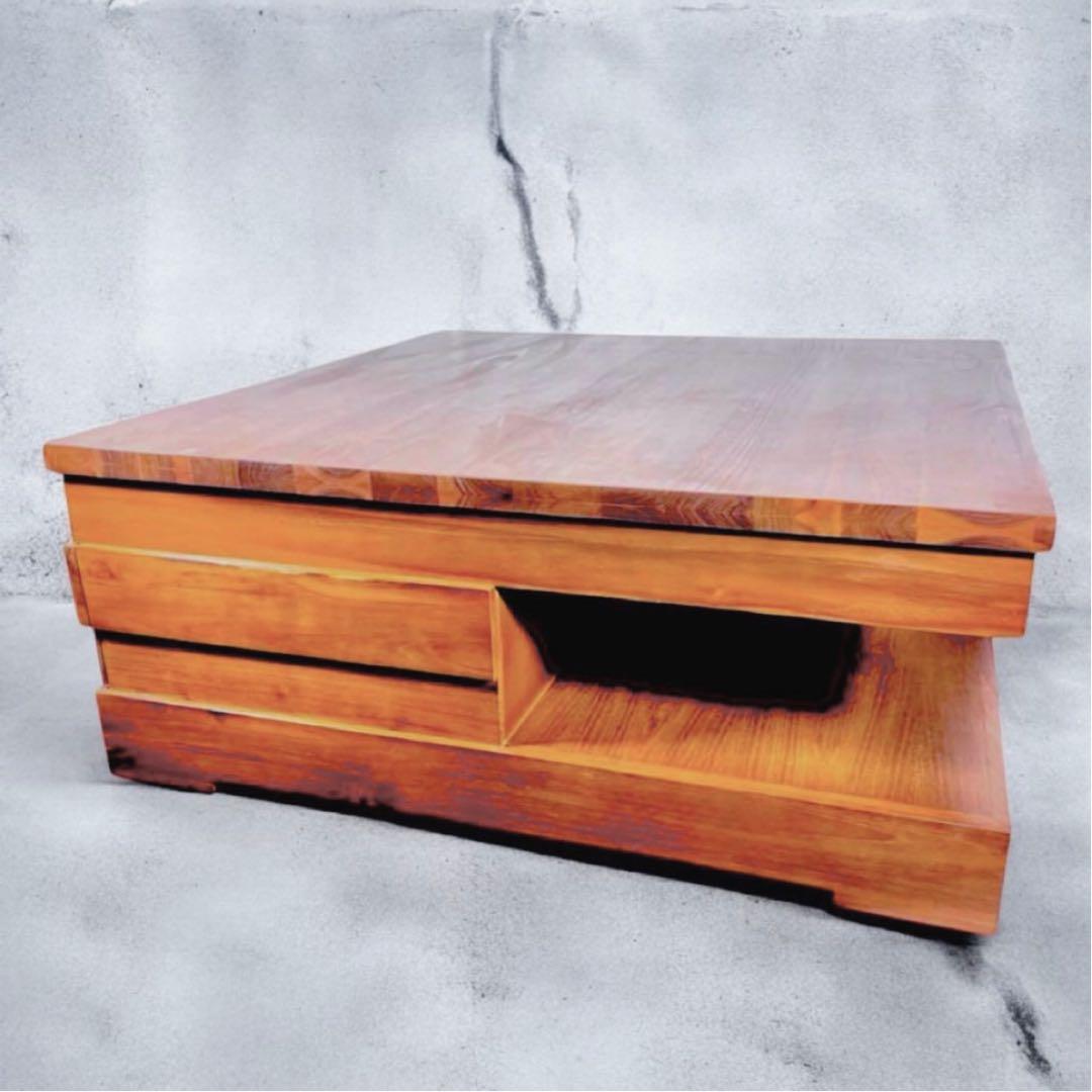 HR425 【希少デザイン】スキャンティーク　SCANTEAK 　ローテーブル