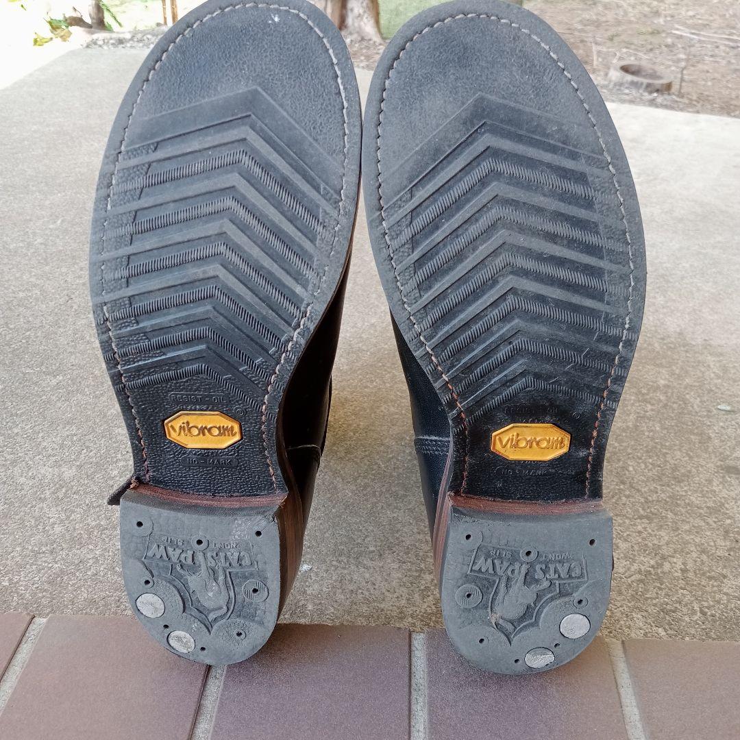 ace boots エースブーツ ブラックレザーエンジニアブーツ