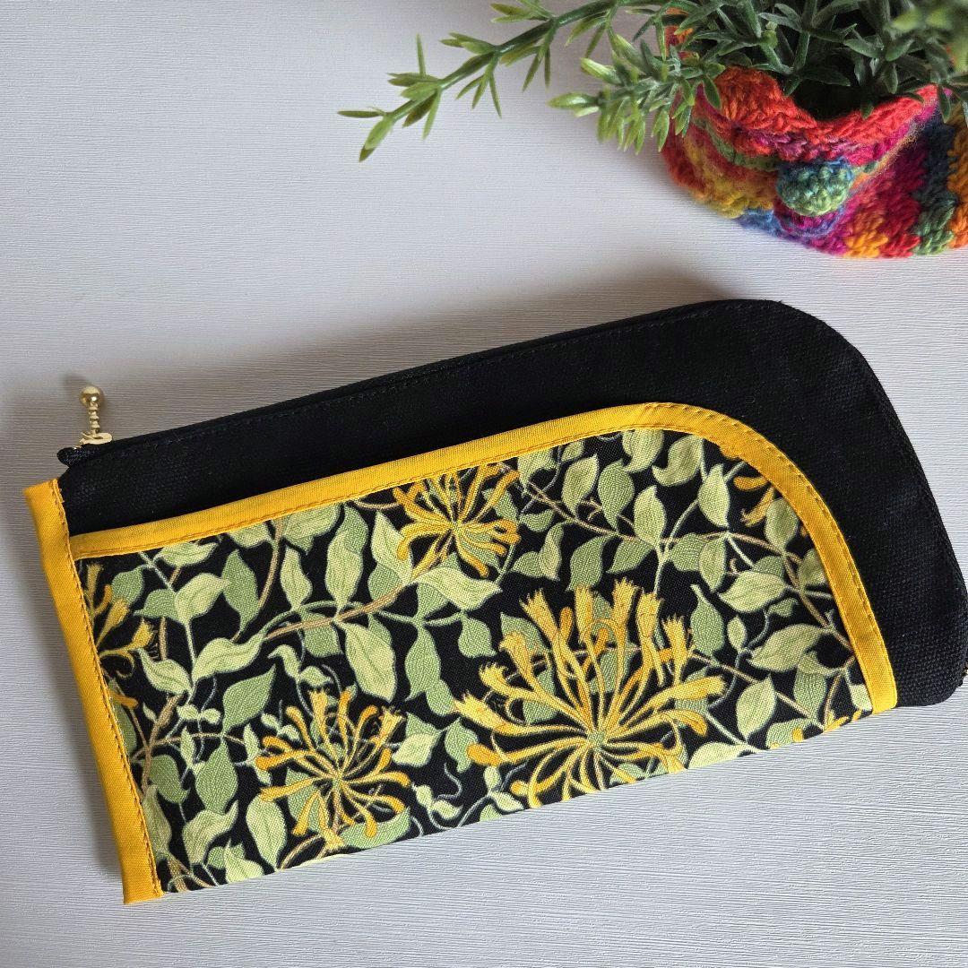 プチトマトページ　L字ファスナー長財布　ハンドメイド