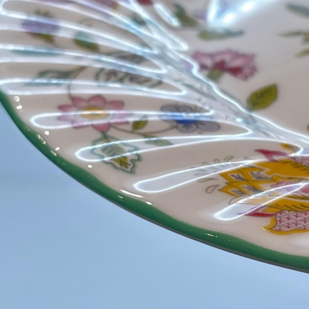 未使用品 ミントン ハドンホール プレート グリーン 6枚セット20cm 中皿