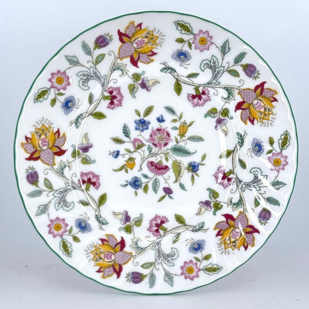 未使用品 ミントン ハドンホール プレート グリーン 6枚セット20cm 中皿