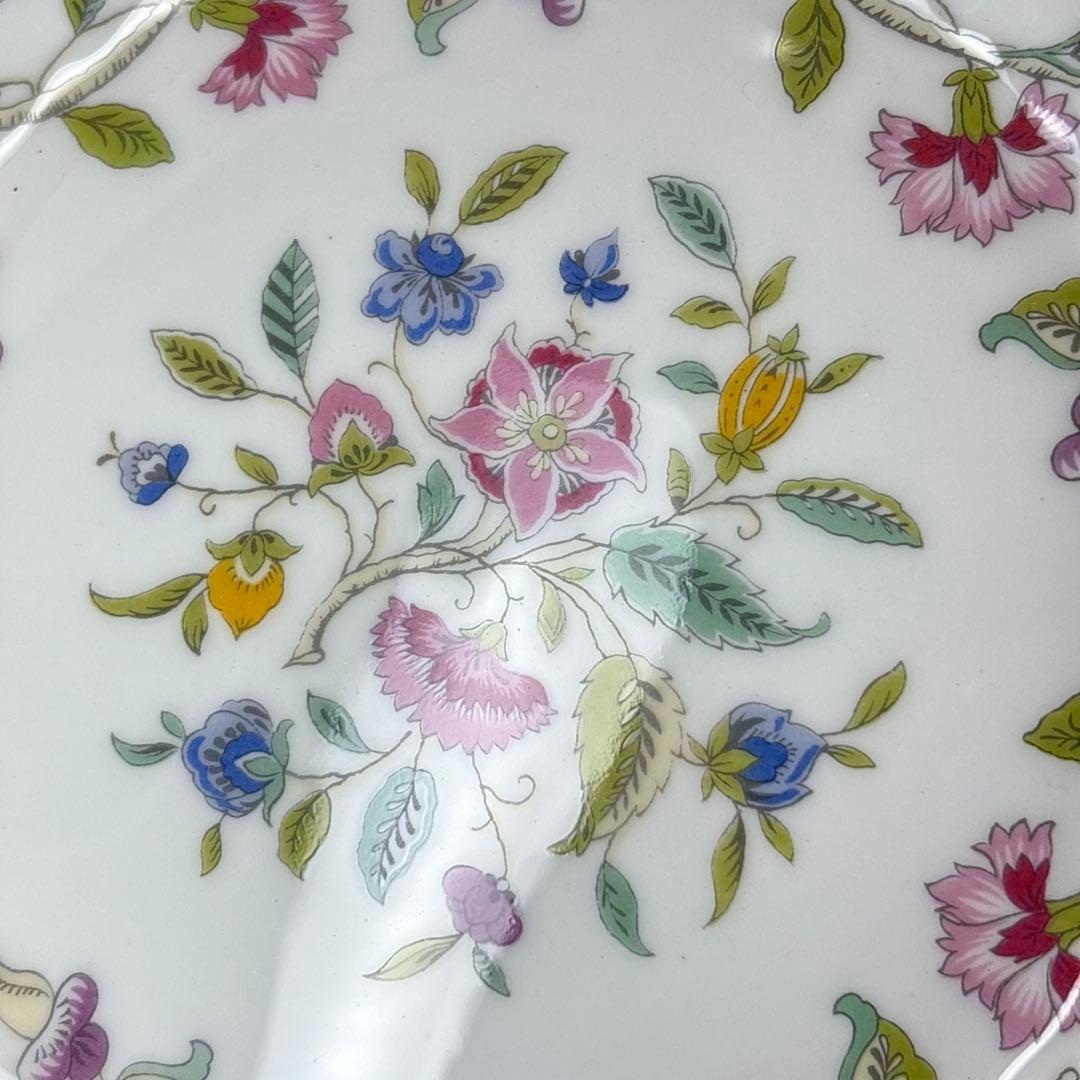 未使用品 ミントン ハドンホール プレート グリーン 6枚セット20cm 中皿