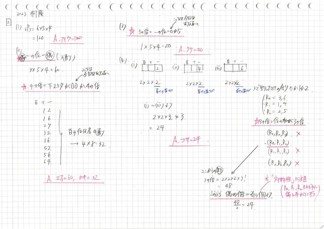 塾講師オリジナル数学解説 全問動画付!! 桐蔭 2021-25 高校入試 過去問