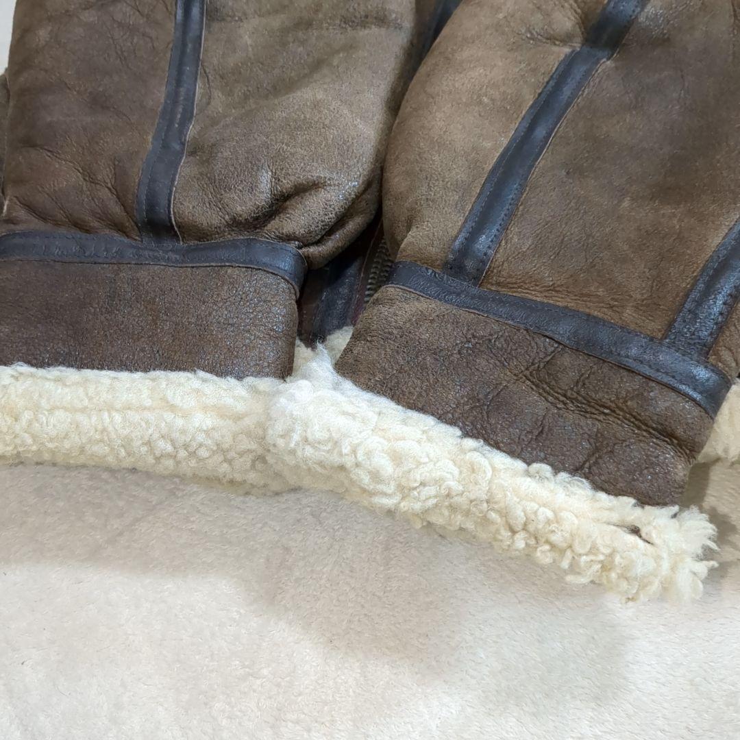 AVIREX フライトジャケット B-3 ムートン 希少 42サイズ ブラウン