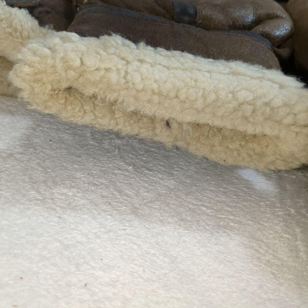 AVIREX フライトジャケット B-3 ムートン 希少 42サイズ ブラウン