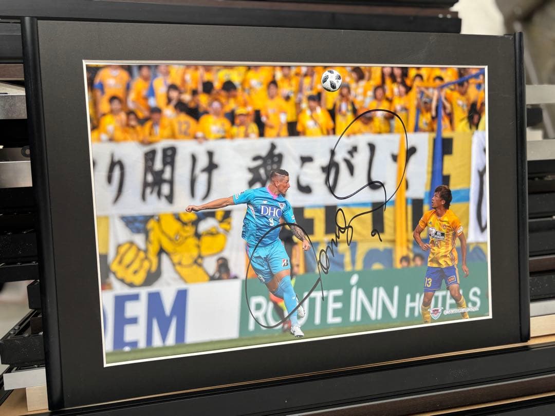 フェルナンドトーレス　サガン鳥栖　直筆サイン　額入り