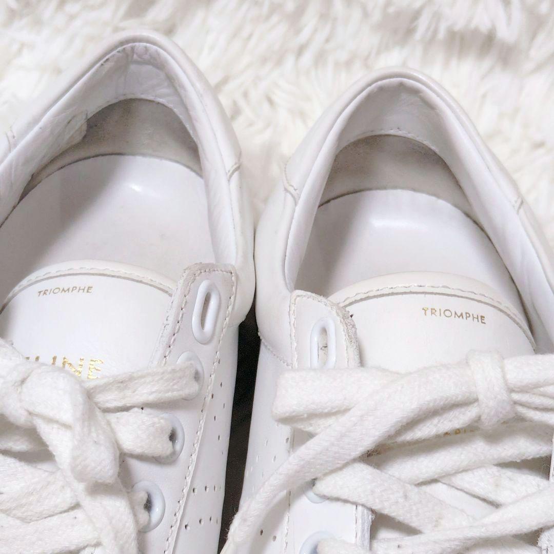 CELINE セリーヌ スニーカー トリオンフ ローカット 白 23cm