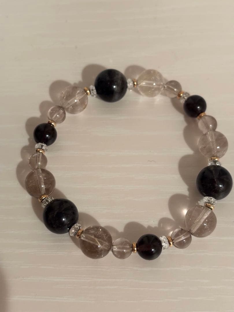 ヒーリングスペースタオ　完全限定品ブレス　国内産水晶