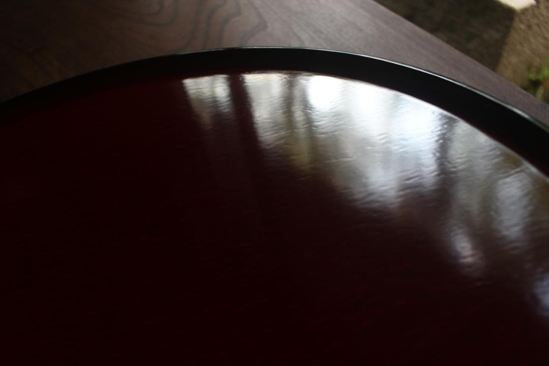 専用！極上朱漆の美しい後藤塗の半月盆4点（検輪島塗半月膳お盆