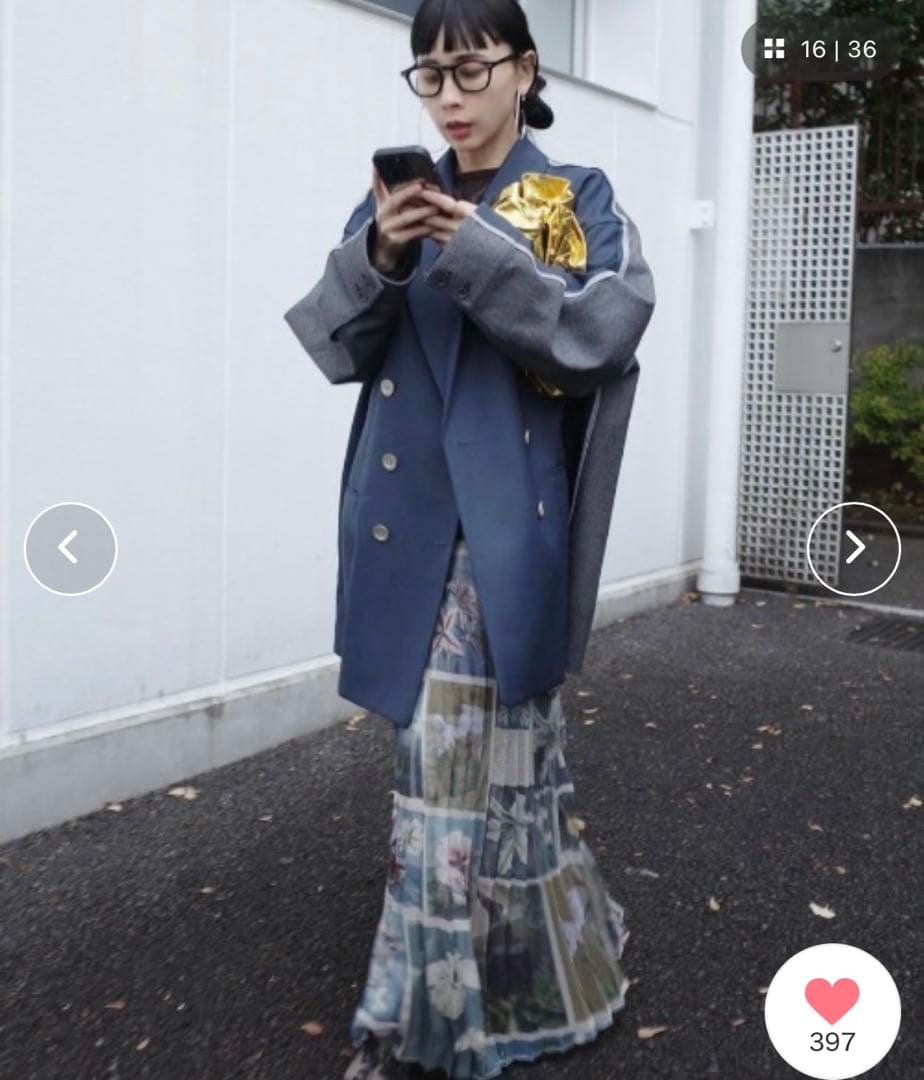 ジャケット・アウター BACK DENIM DETAIL BLAZER