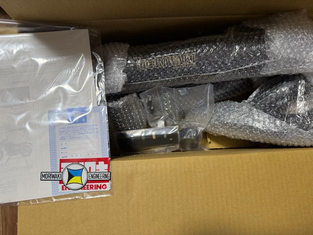 未使用品 エリミネーター 400 モリワキ クロスツイン スリップオン マフラー