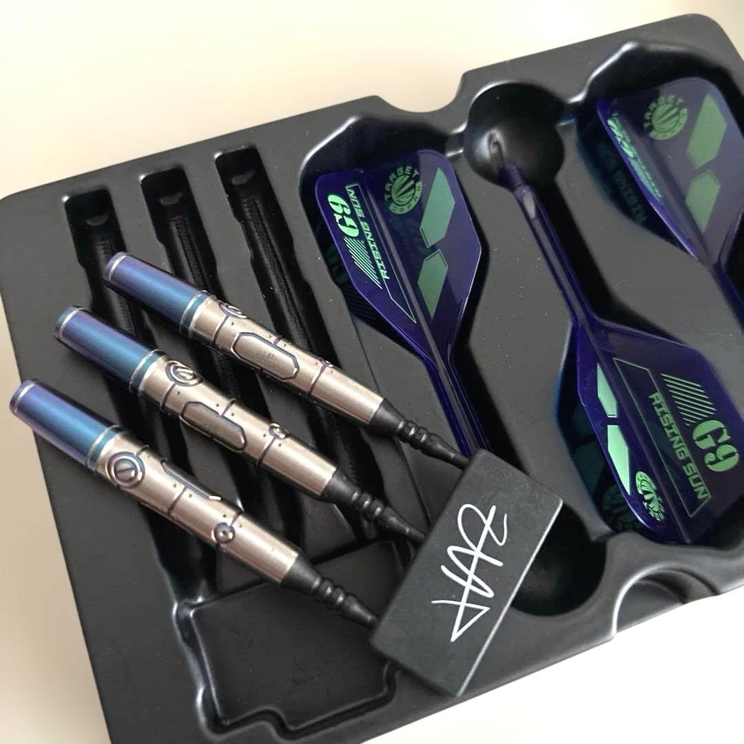 極美品　ライジングサン G9 ノーグルーブ 2BA 村松選手　ダーツ　バレル