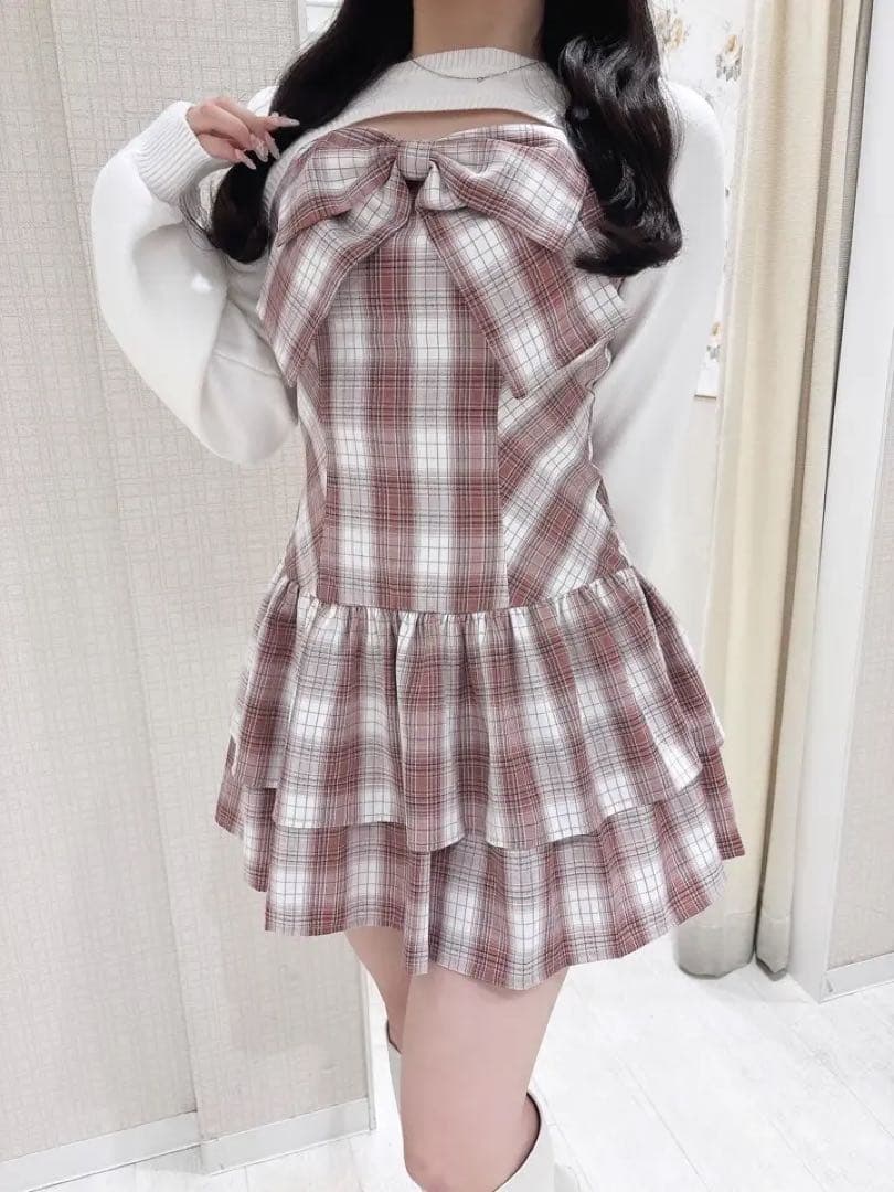 evelyn リボンボレロワンピース　【タグ付き】