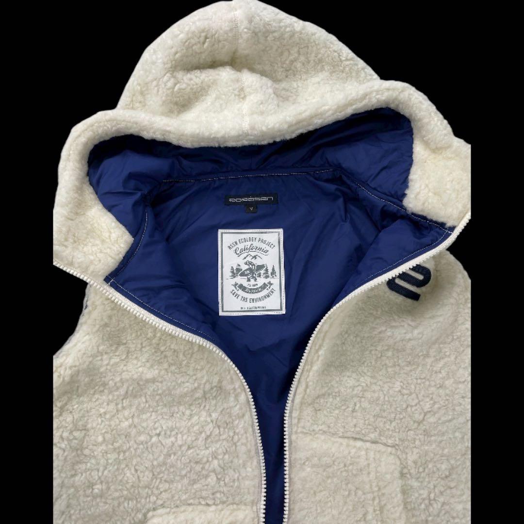 Rosasen/ロサーセン ボア ベスト スカート セットアップ M