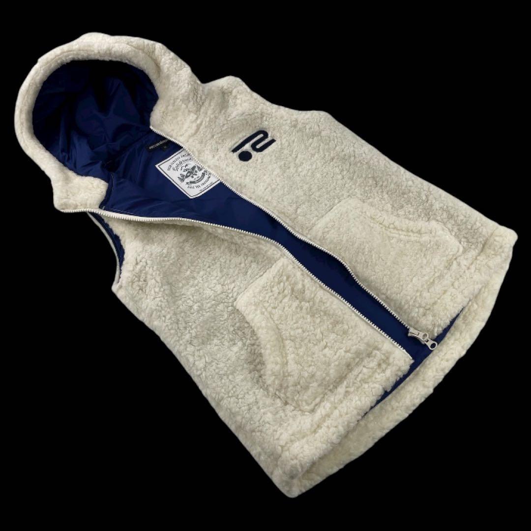 Rosasen/ロサーセン ボア ベスト スカート セットアップ M