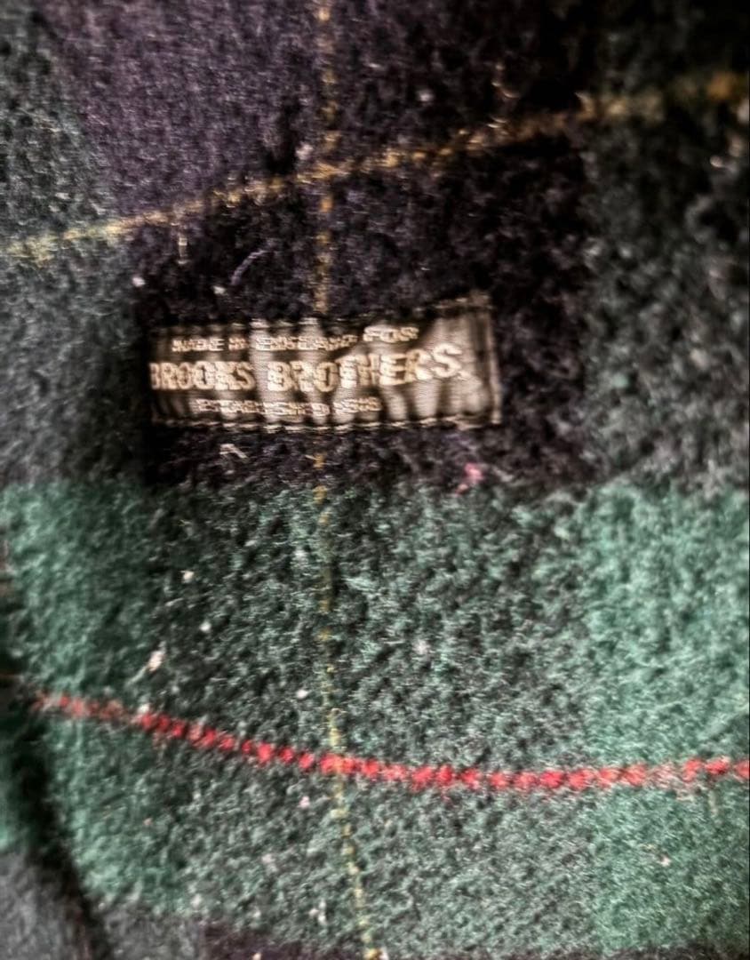 vintage　90s PコートBROOKSBROTHERS　紺色　ハーフコート