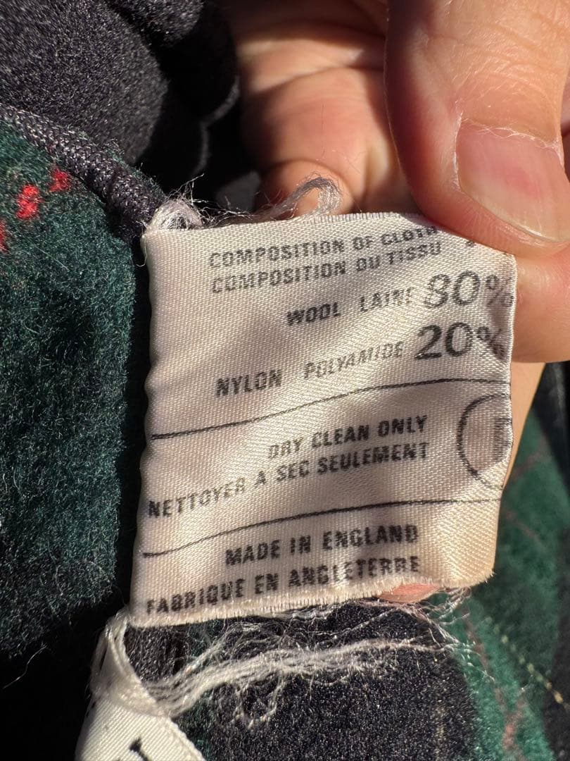 vintage　90s PコートBROOKSBROTHERS　紺色　ハーフコート