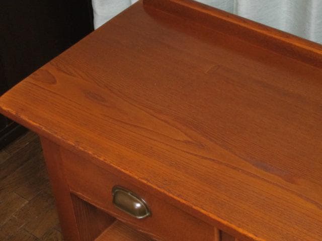 飛騨家具 飛騨産業 キツツキ 3杯引き出し コンソールテーブル/木製デスク