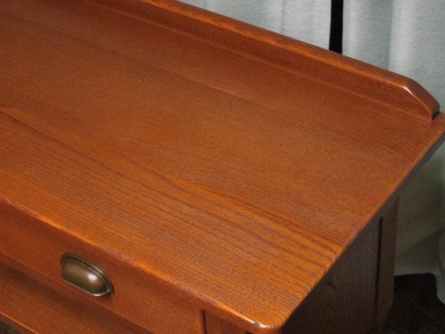 飛騨家具 飛騨産業 キツツキ 3杯引き出し コンソールテーブル/木製デスク