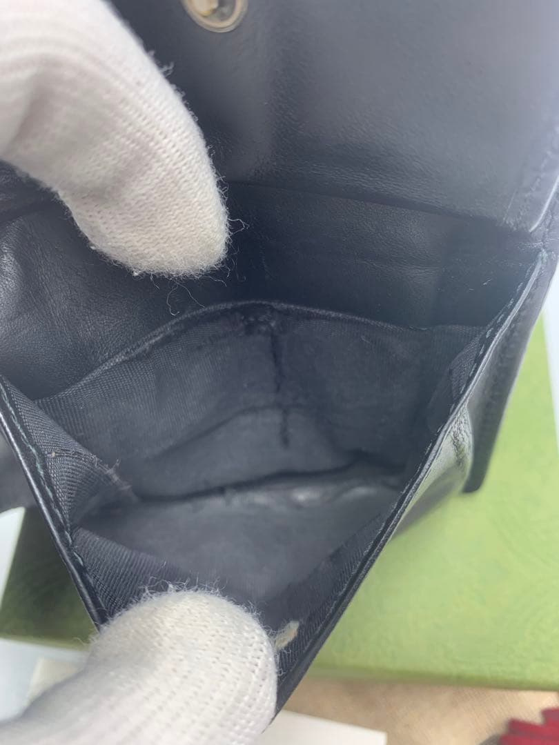 グッチGUCCI GGスプリーム キングスネーク 二つ折り 財布 蛇 P55