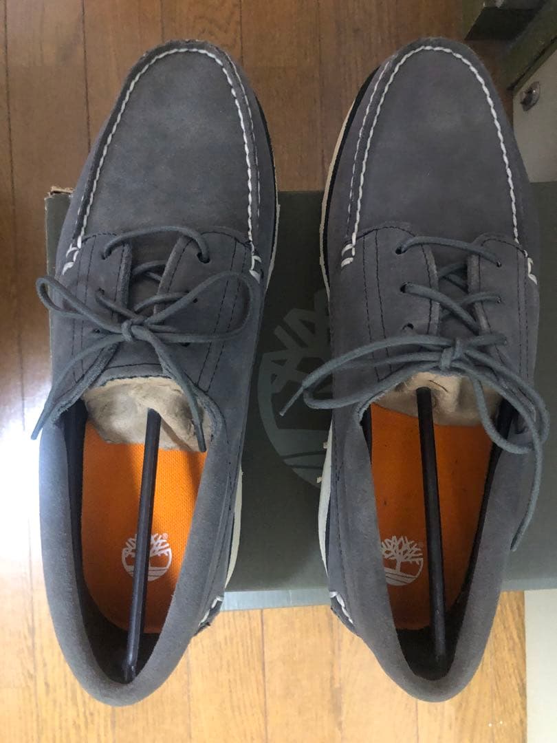 ティンバーランド　モカシン　デッキシューズ　ヌバック