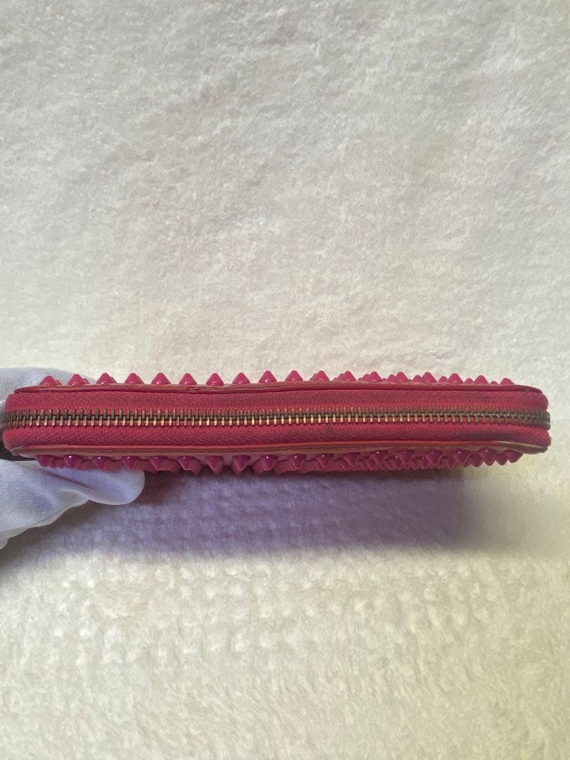 ✨希少商品✨ ルブタン 長財布 パネトーネ ラウンドジップ　ピンク