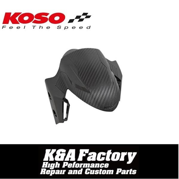 KOSOカーボン調アジャスタブルフロントフェンダー シグナス