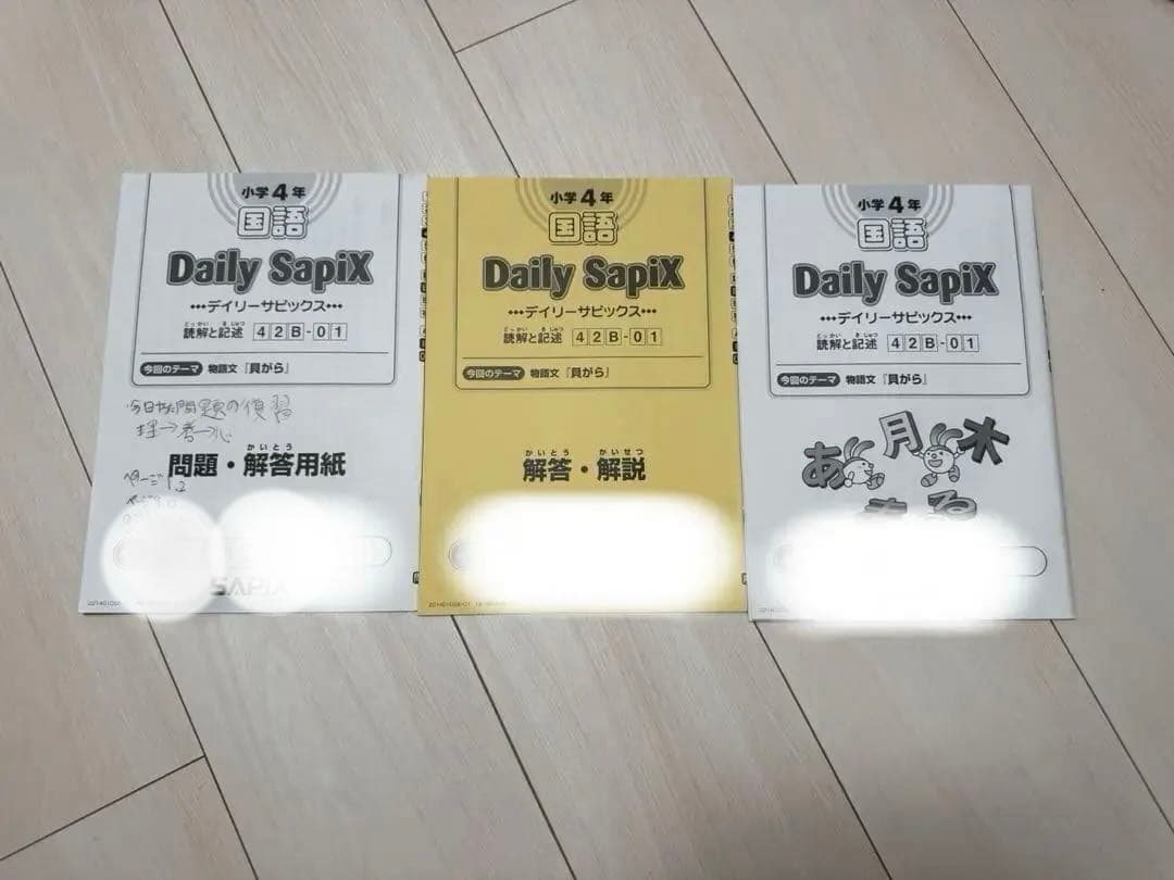サピックスSAPIX　小学4年生　1年分　テキストフルセット　算数国語理科社会