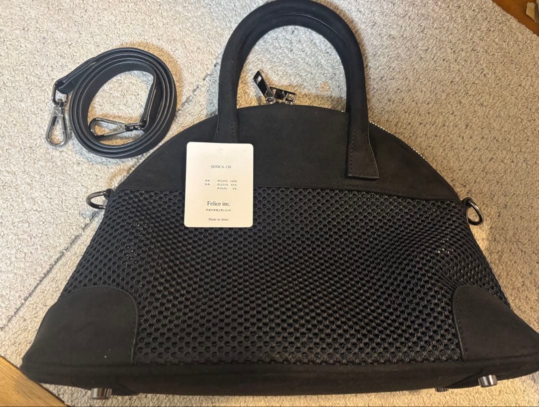 新品 Decollte Accessory メッシュバッグ ブラック　Mサイズ