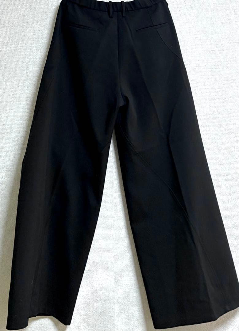 3ディメンションワイドパンツ(HARE) ブラック　Lサイズ