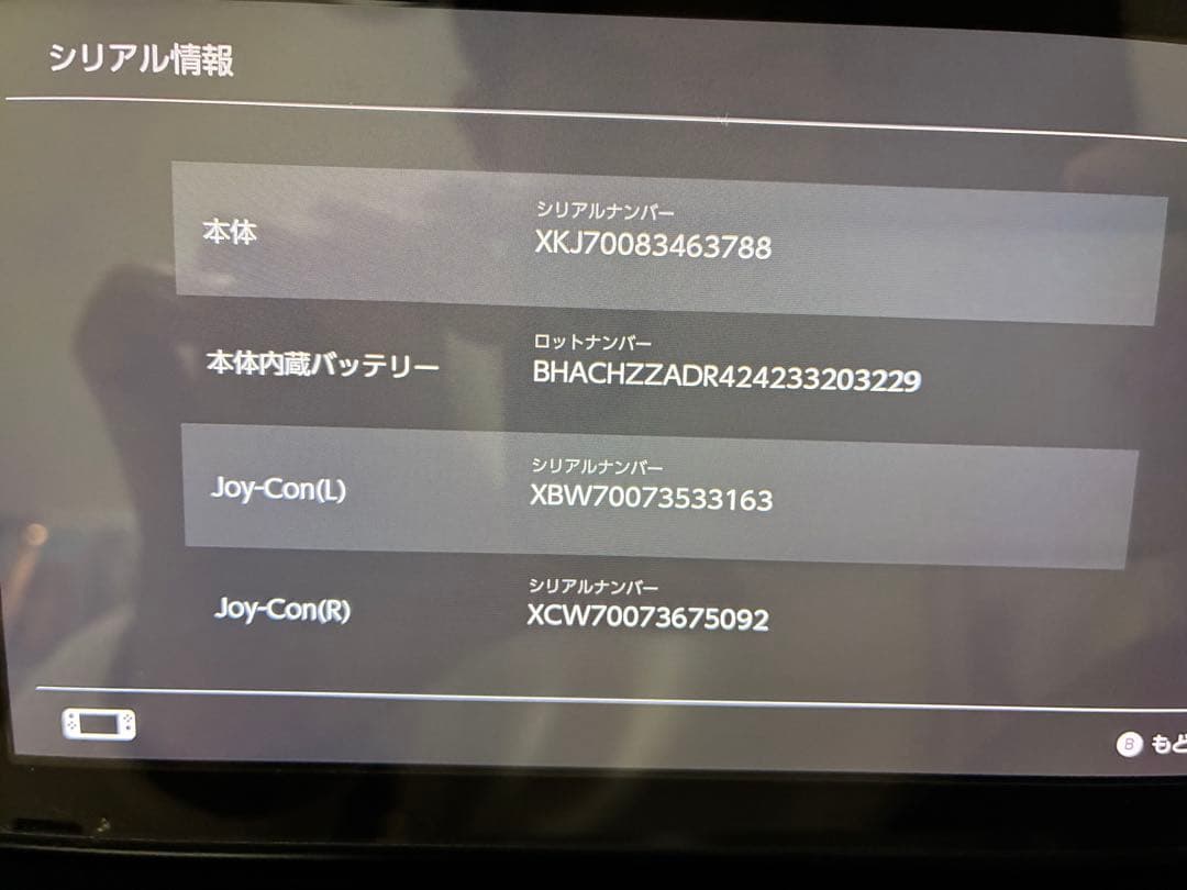 NintendoSwitch 本体＋Joy-Con（動作確認済み）