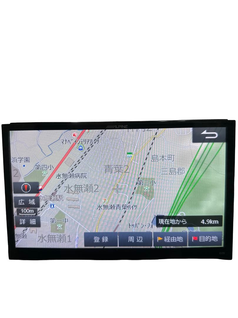 ALPINE EX9 9インチSDナビ　2018年