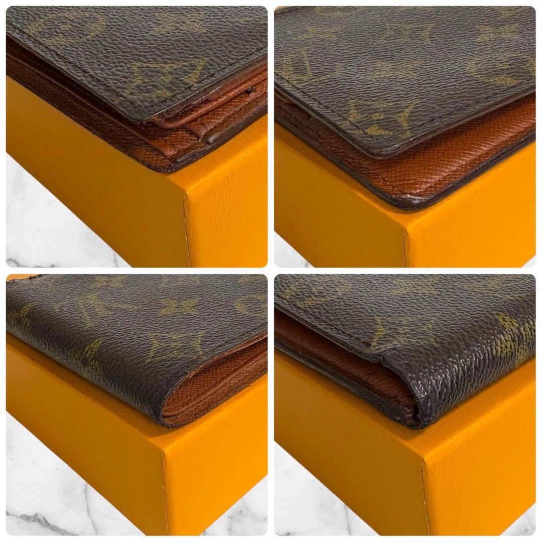 美品✨ ルイヴィトン 財布 ポルトフォイユ マルコ モノグラム 二つ折り財布