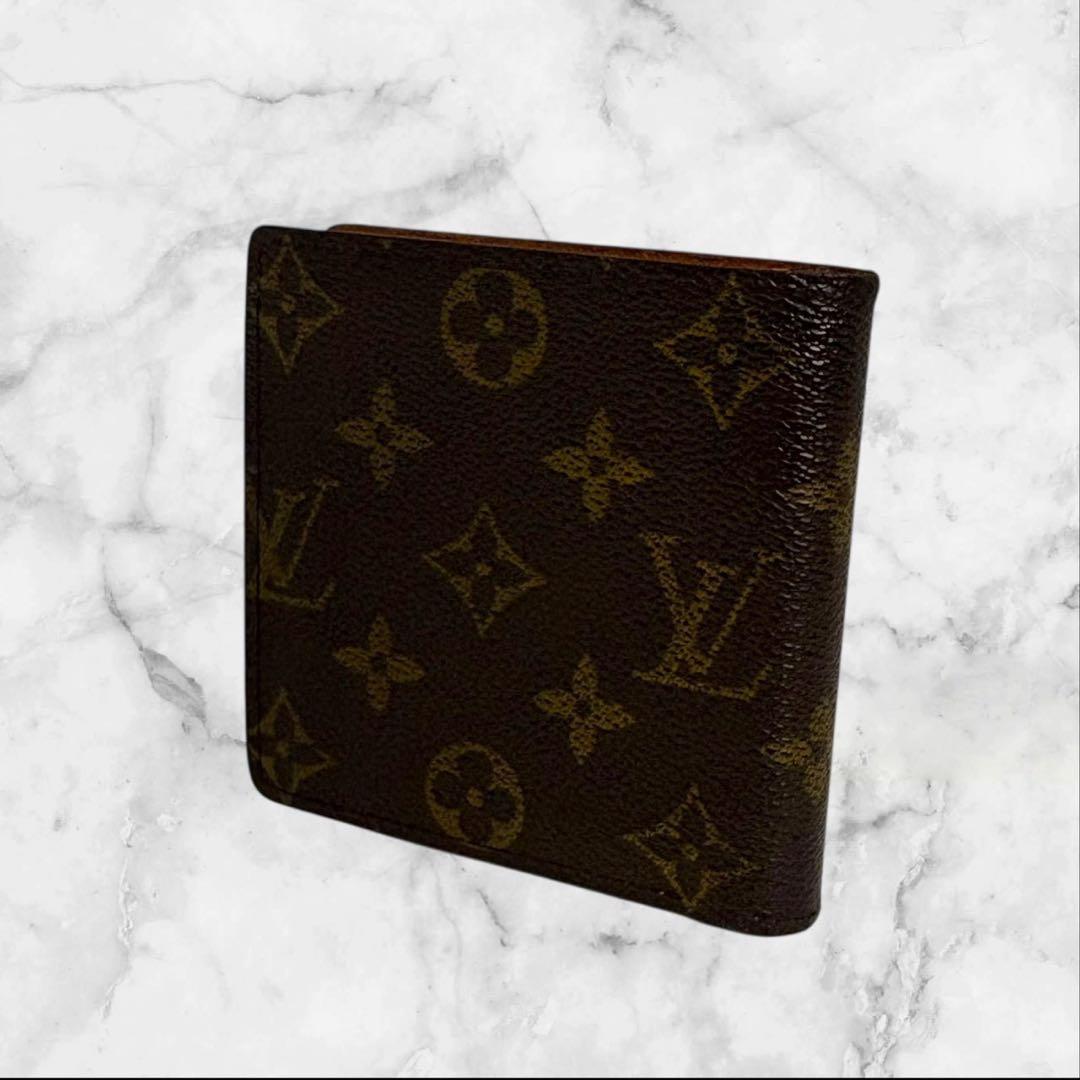 美品✨ ルイヴィトン 財布 ポルトフォイユ マルコ モノグラム 二つ折り財布