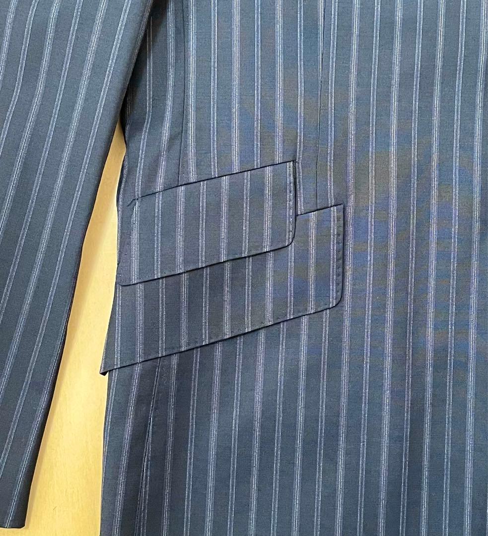 ポールスミス メンズ スーツ XL ネイビー ストライプ Paul Smith