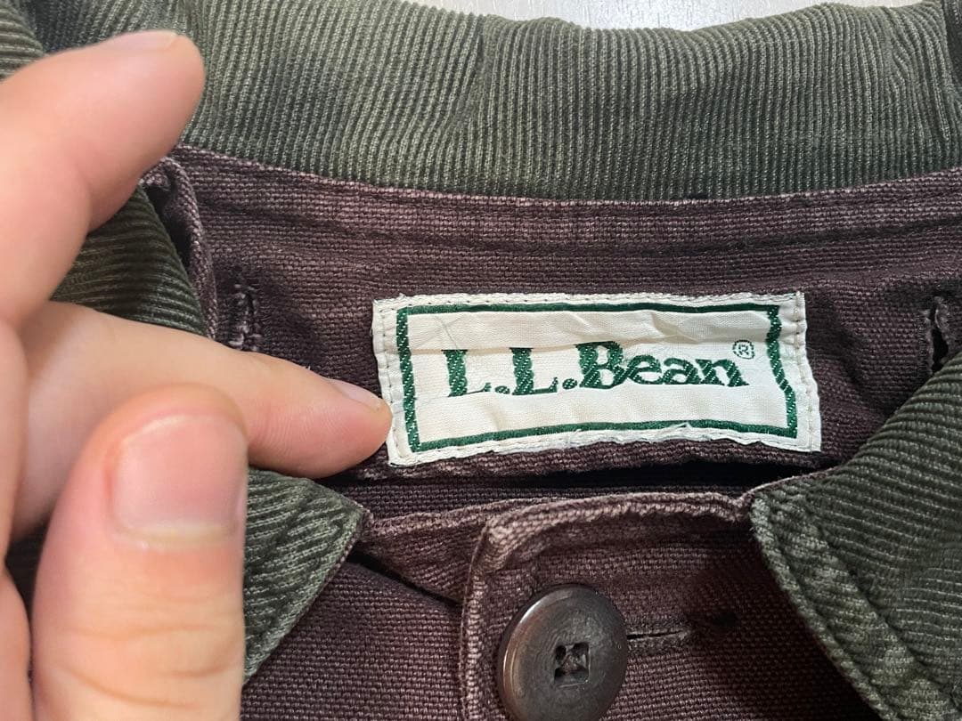 90s L.L.Bean FIELD COATパープル 珍カラー ハンティング
