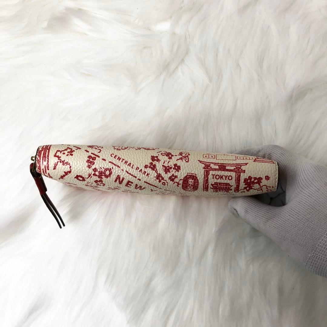 【レア美品】トリーバーチ 長財布 ペリー プリンテッド ジップ コンチネンタル