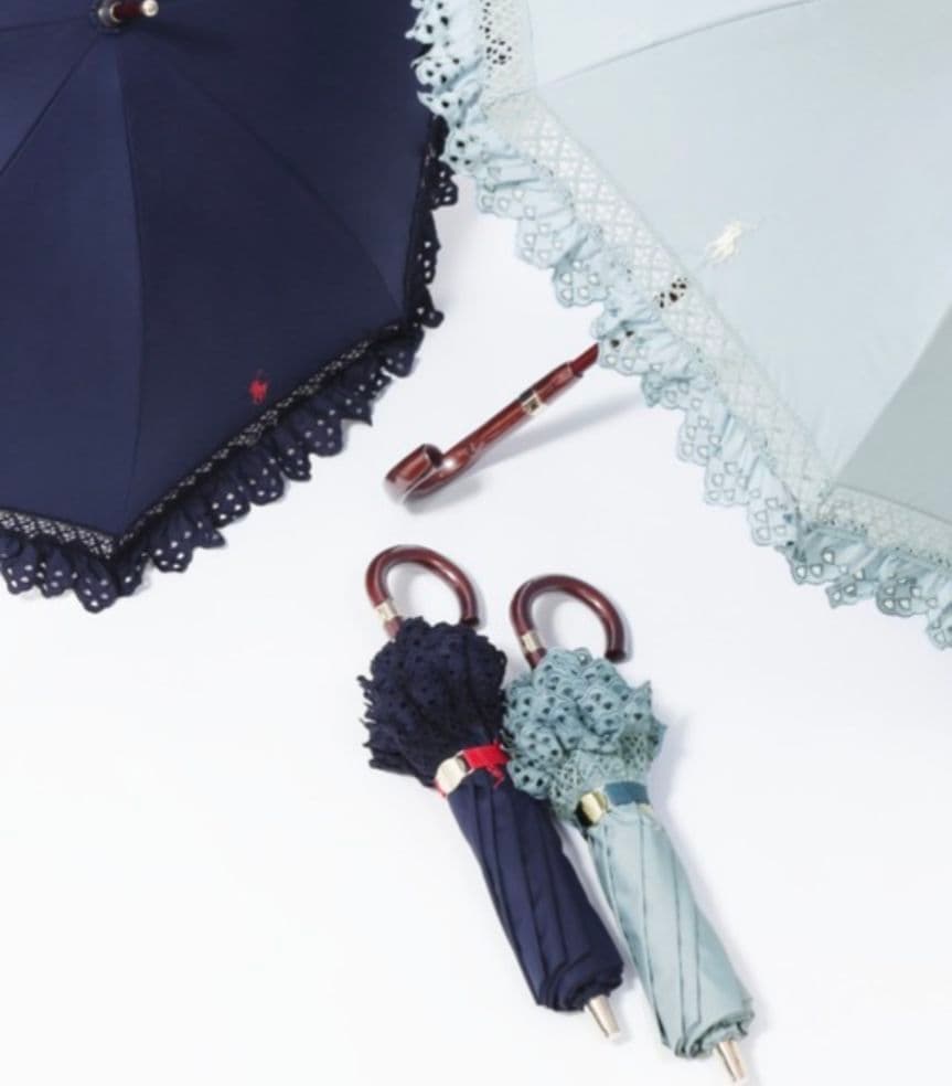 ラルフローレン晴雨兼用 折りたたみ日傘 　WEB限定カラー
