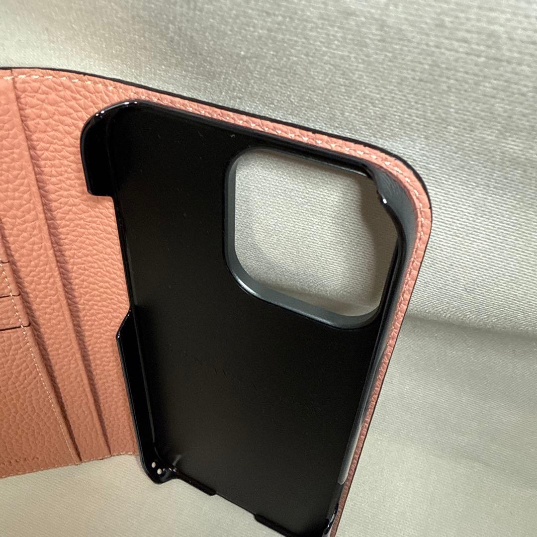 BONAVENTURA iPhone16Pro Maxケース シュリンクレザー